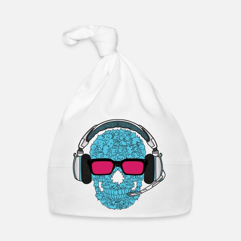 Musik Skull Baby Bio-Mütze