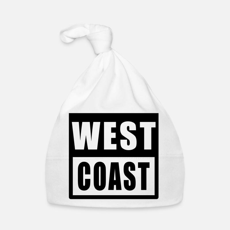 West Coast Design Hip Hop - Bonnet bio Bébé - blanc