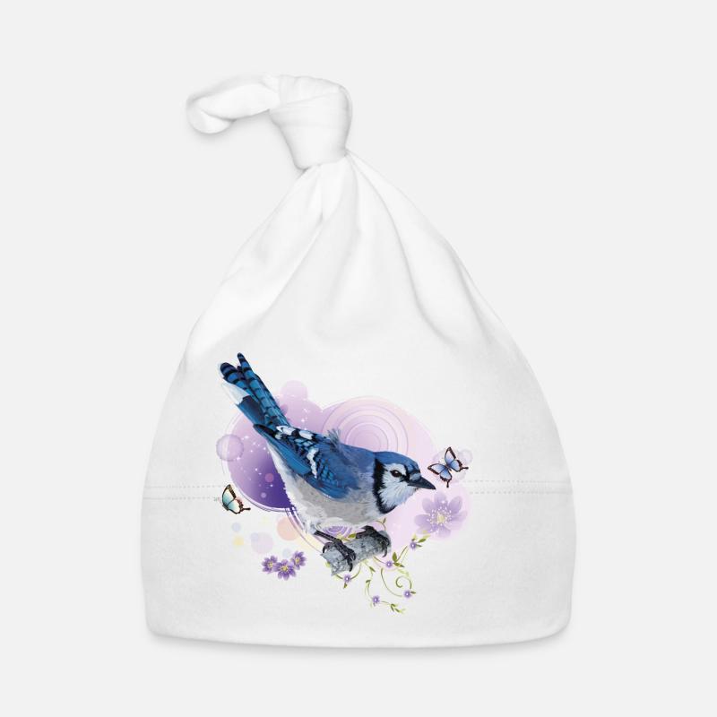 Blue Chara Organic Baby Cap
