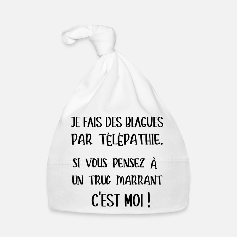 blagues par télépathie Bonnet bio Bébé