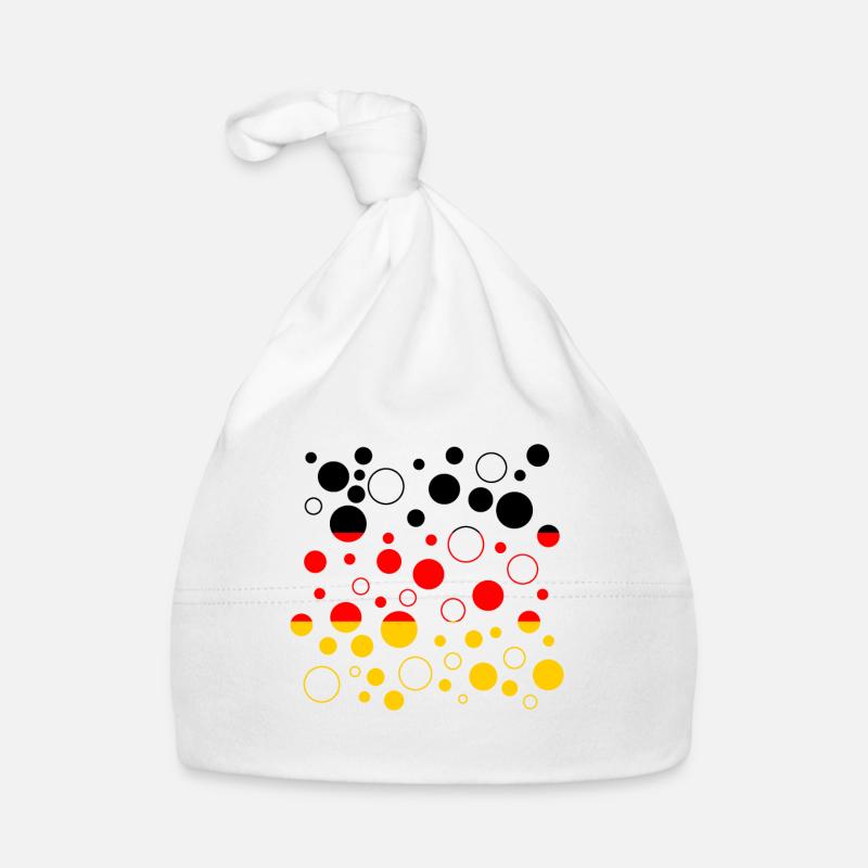 Deutschland Flagge Baby Bio-Mütze