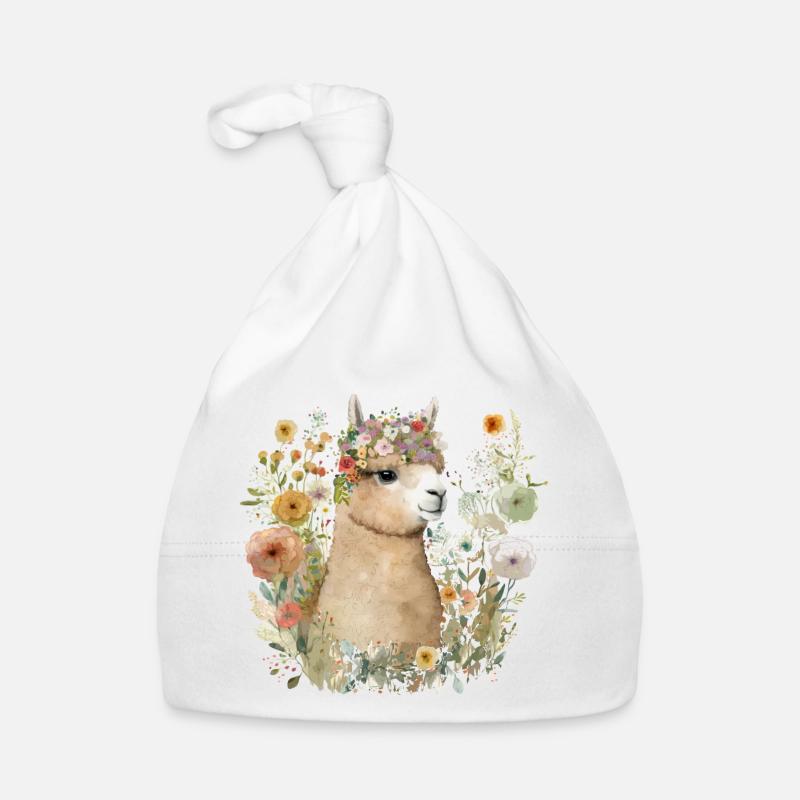 Joli alpaga Bonnet bio Bébé