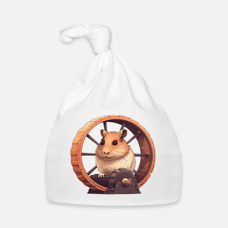 Roue de hamster contre la prochaine panne d’électricité Bonnet bio Bébé