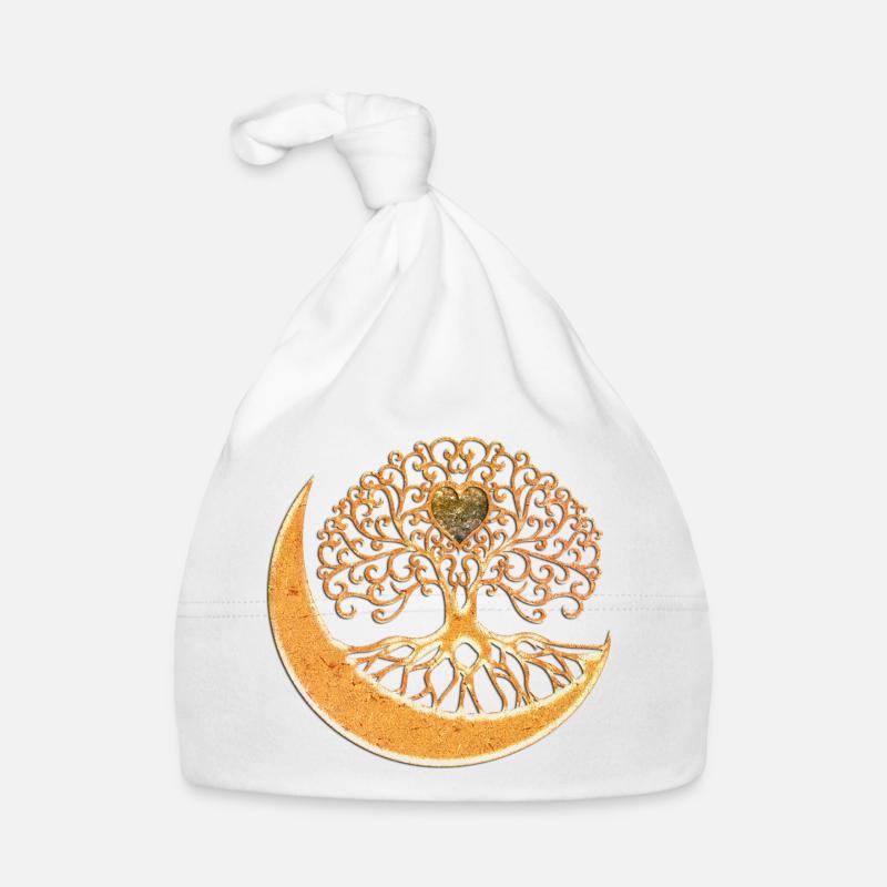 Wunderbares und elegantes Baumleben Baby Bio-Mütze
