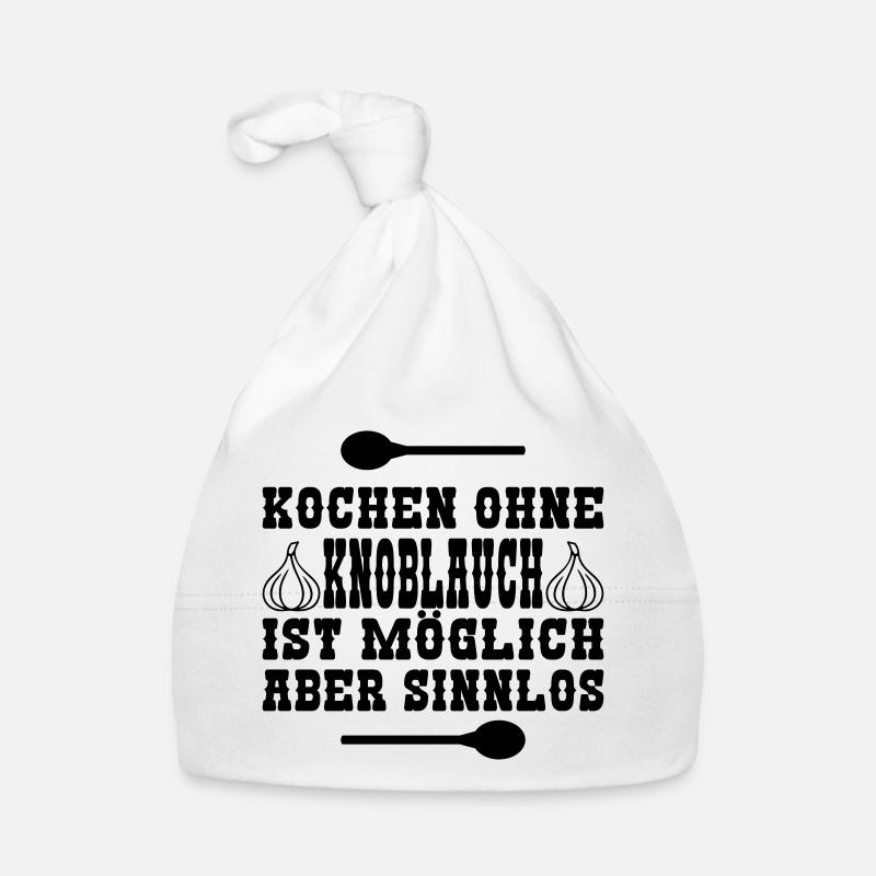 Kochen ohne Knoblauch Baby Bio-Mütze