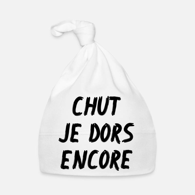 chut je dors encore Bonnet bio Bébé