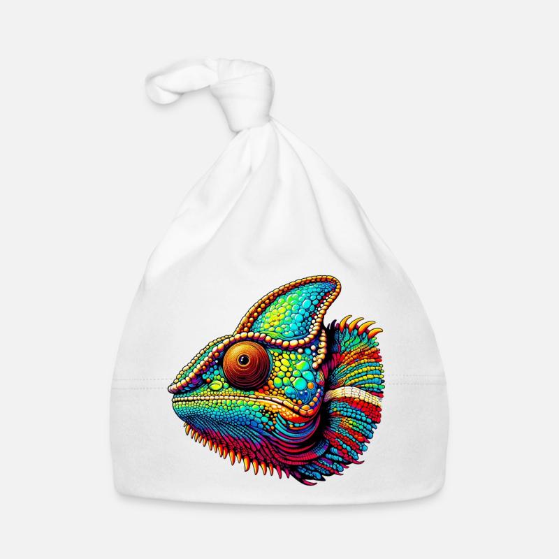 Chamäleon Baby Bio-Mütze
