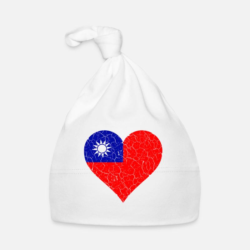 Taiwan Herz Baby Bio-Mütze