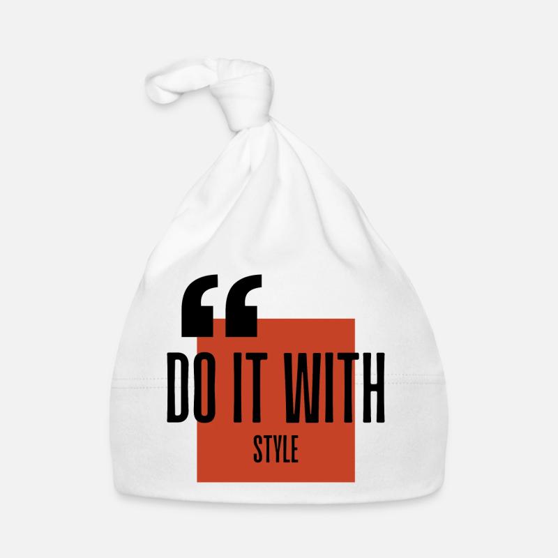 Bit Wit Style Logo Baby Bio-Mütze