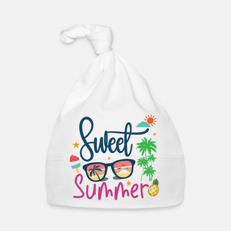 Sweet Summer Organic Baby Cap