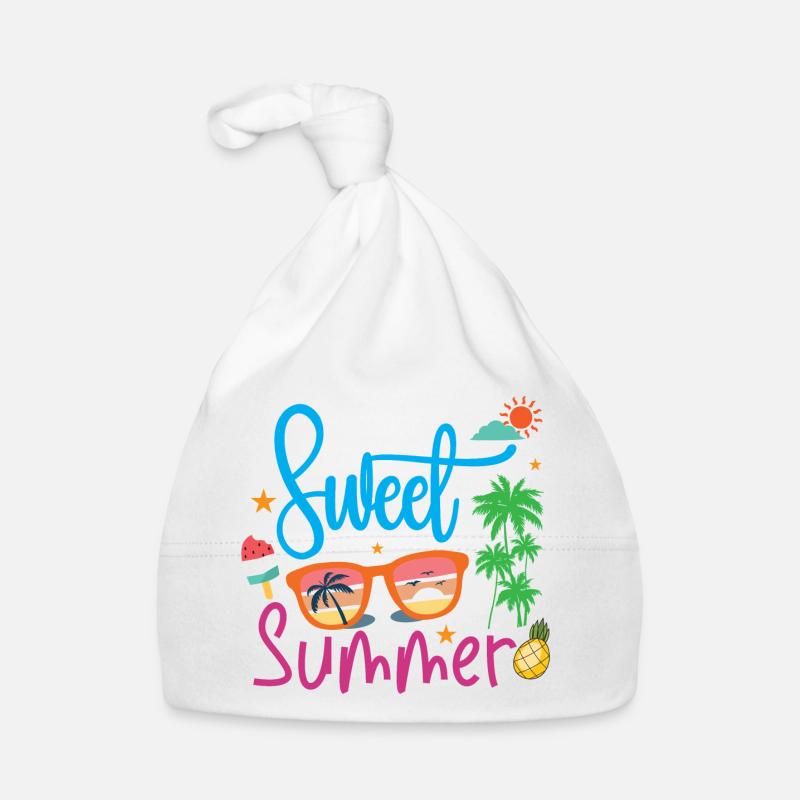 Sweet Summer Organic Baby Cap