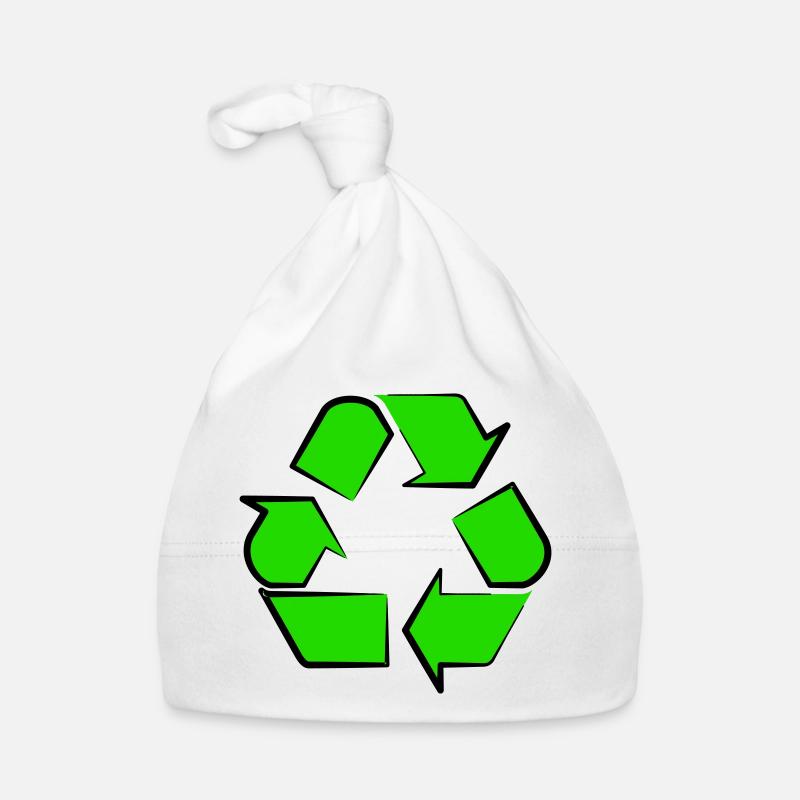 Icône du recyclage néon Bonnet bio Bébé