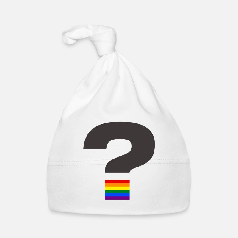 Graphique du point d’interrogation de la fierté Bonnet bio Bébé