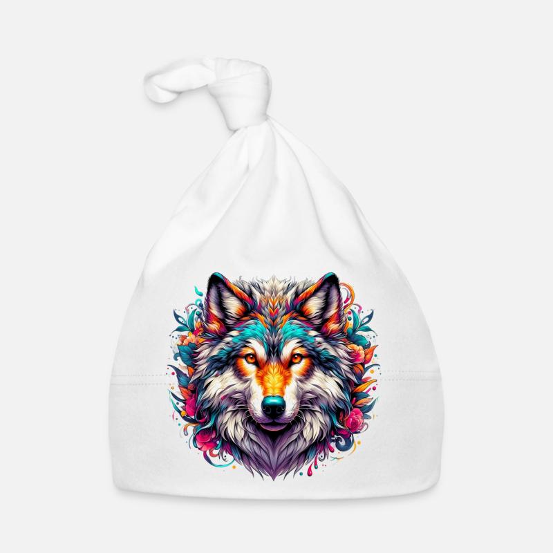 Wolf Baby Bio-Mütze