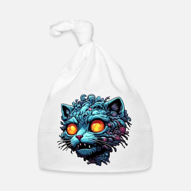 Cool Cat / Funny / Animal / Pet / Crazy Organic Baby Cap