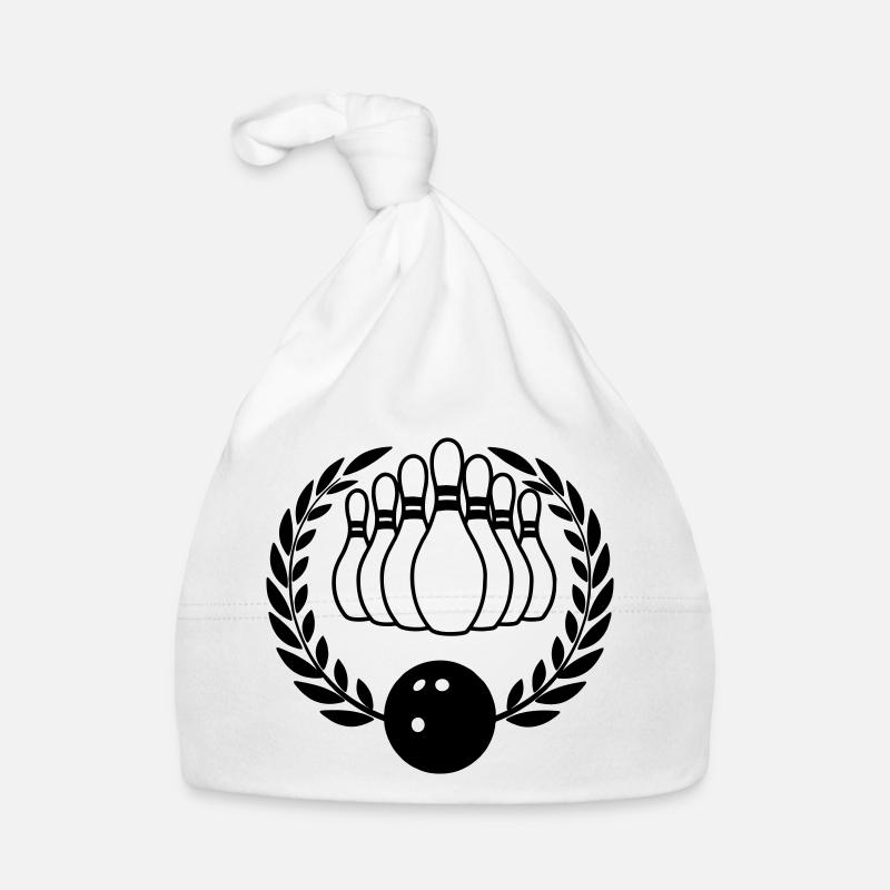 Bowling Lorbeerkranz Baby Bio-Mütze