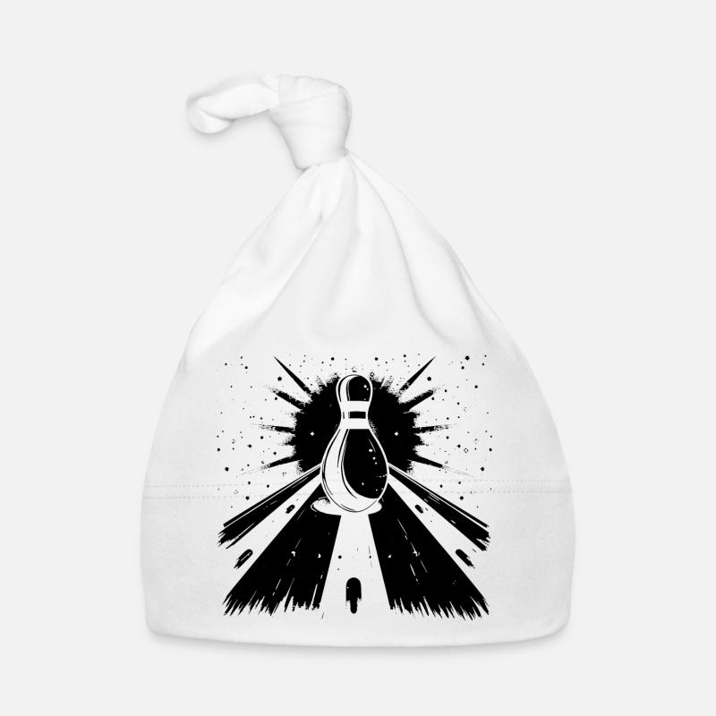 Bowling Pin Graphic Organic Baby Cap