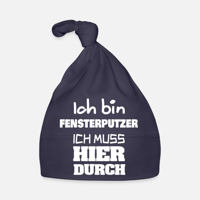 Beruf Fensterputzer Baby Bio-Mütze