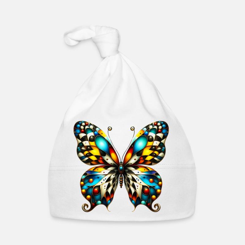 Schmetterling Baby Bio-Mütze
