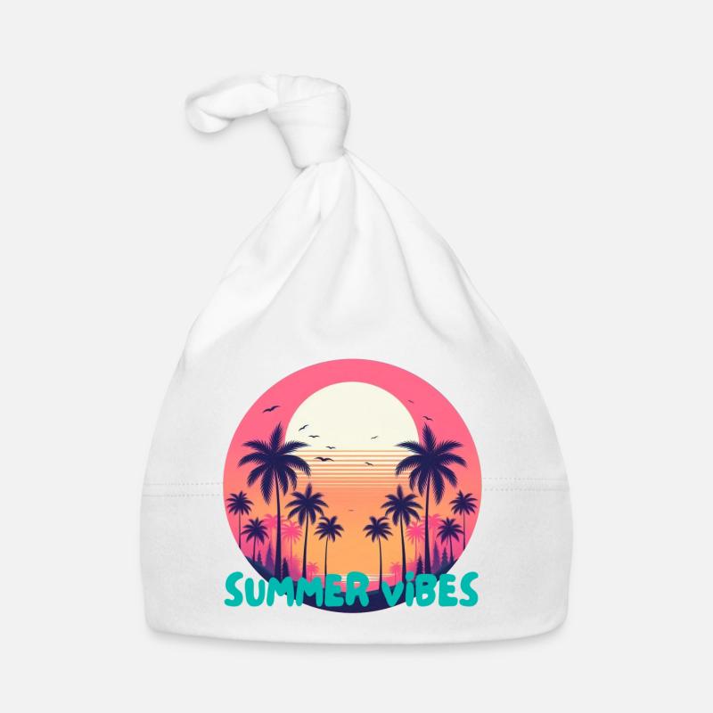 Sommer-Vibes Baby Bio-Mütze