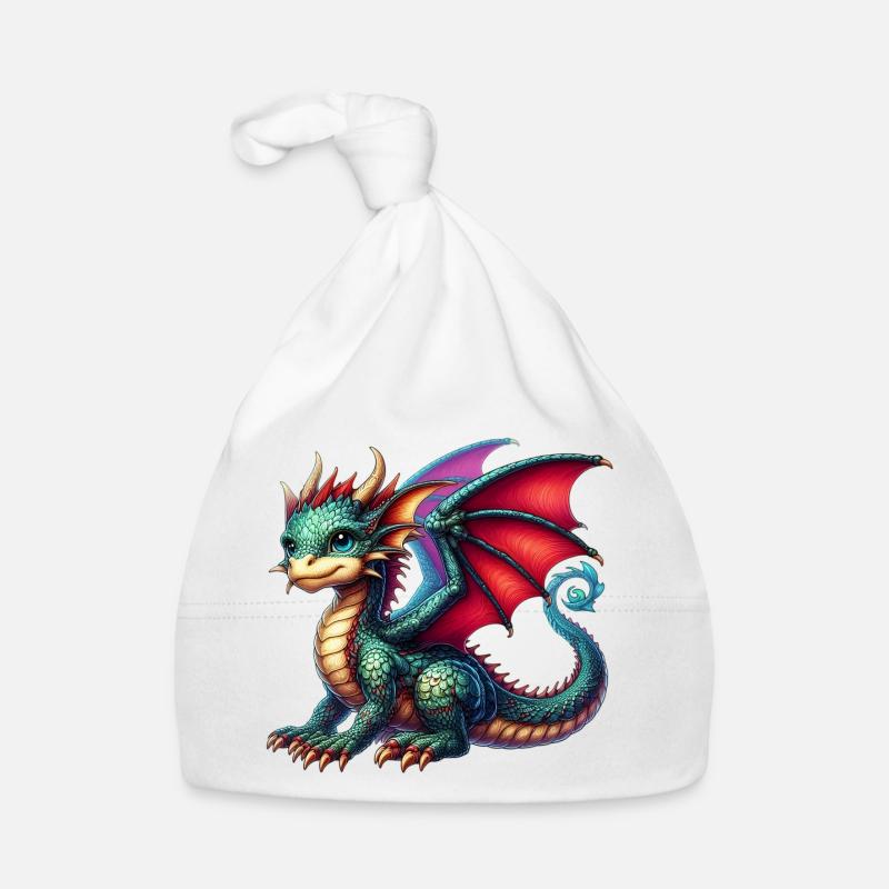 Drache Baby Bio-Mütze