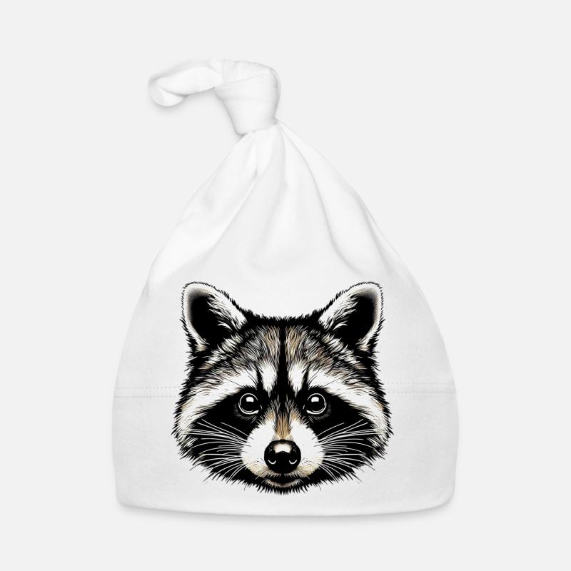 Raton laveur Bonnet bio Bébé