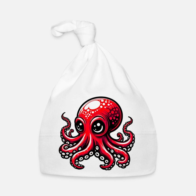 Krake Baby Bio-Mütze