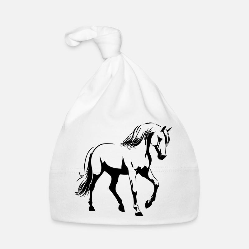 Pferd Araber Baby Bio-Mütze