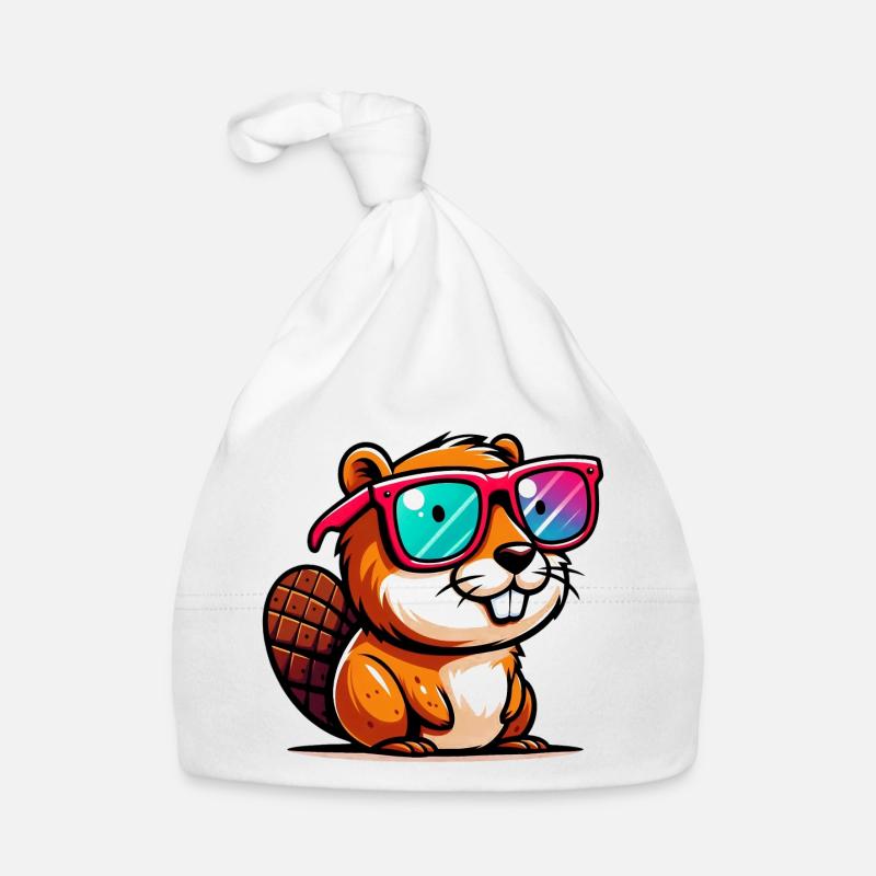 Beaver Organic Baby Cap