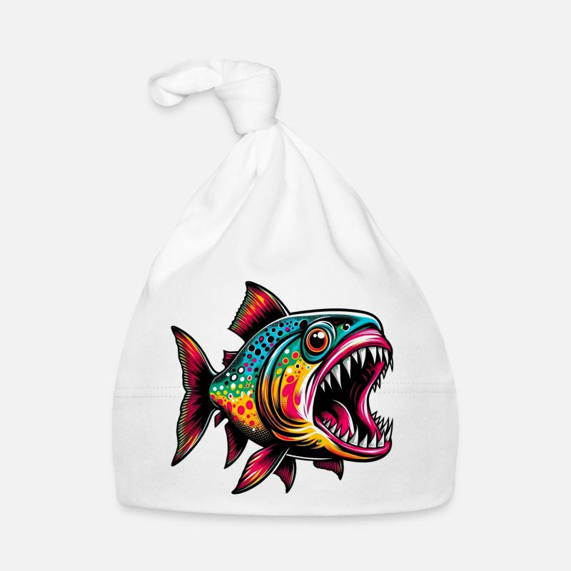 Piranha Baby Bio-Mütze