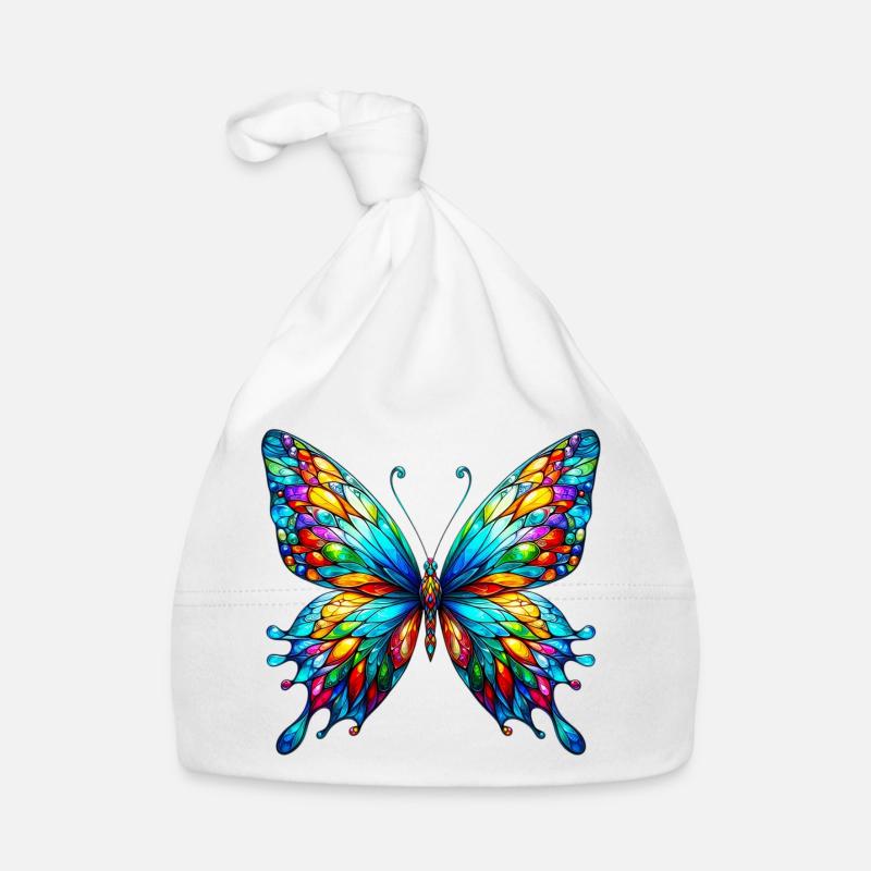 Butterfly Organic Baby Cap