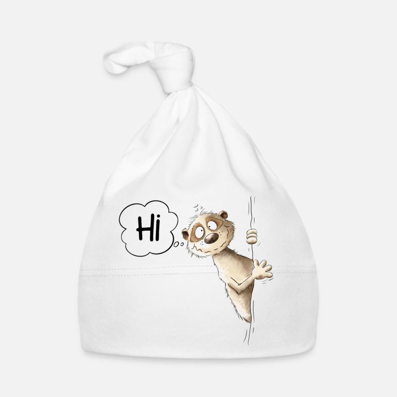Hi Erdmännchen I Wildtier Tiere Baby Bio-Mütze