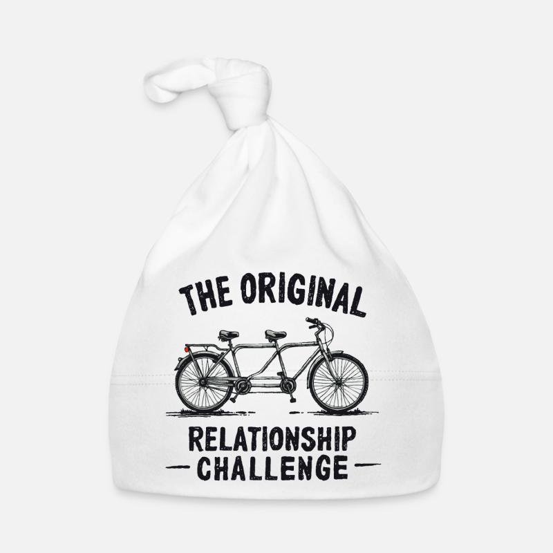 Tandem Challenge Funny Bicycle Design Baby Bio-Mütze