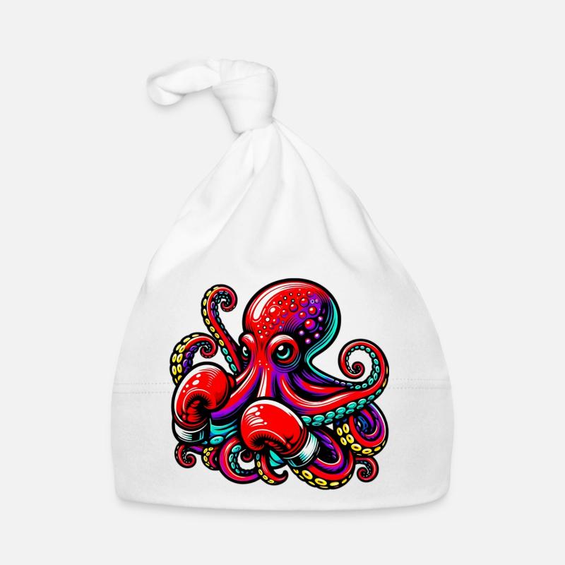 Krake Baby Bio-Mütze