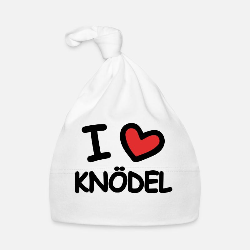I Love Knödel Baby Bio-Mütze