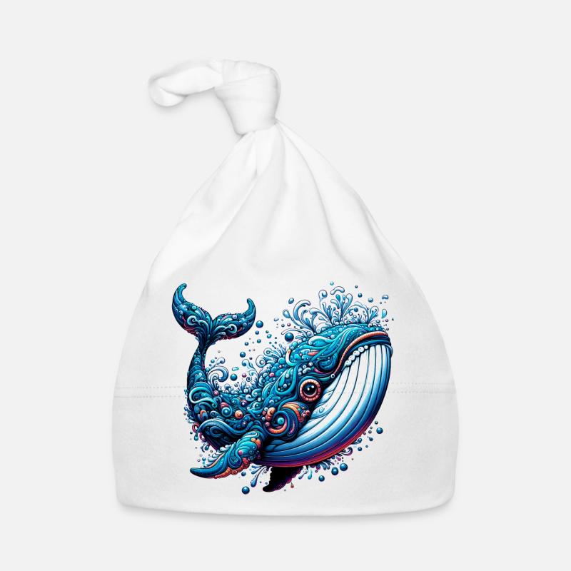 Baleine Bonnet bio Bébé