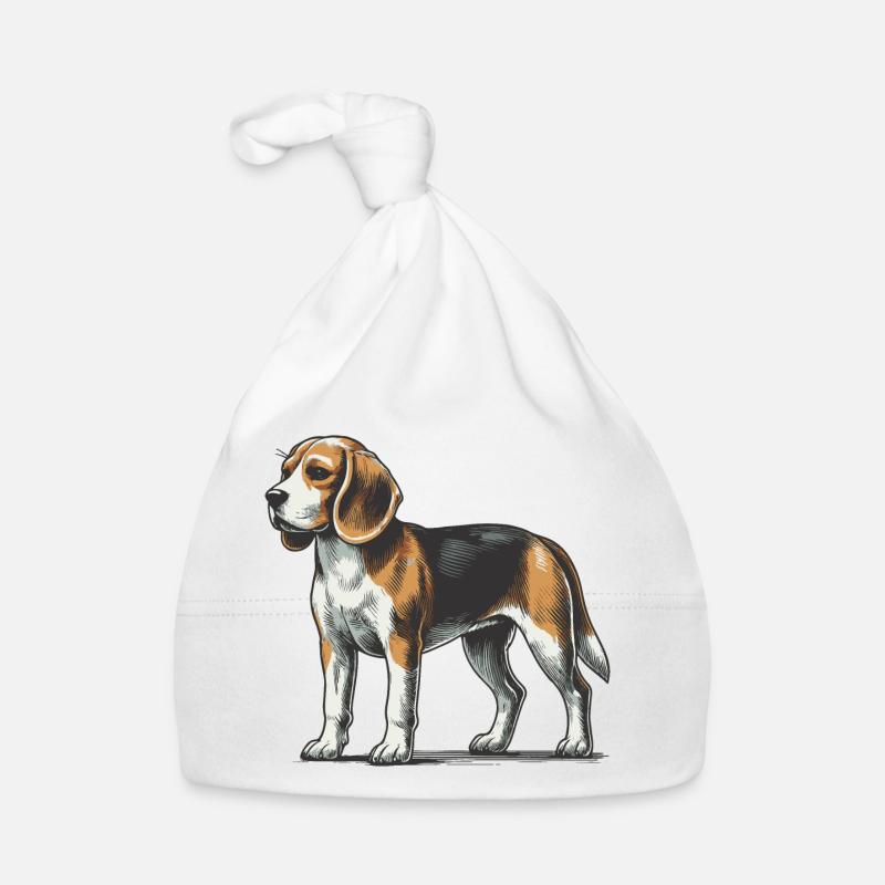 Beagle Baby Bio-Mütze