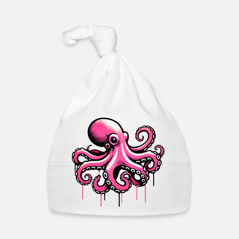 Octopus Organic Baby Cap