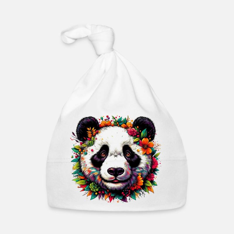 Panda Baby Bio-Mütze