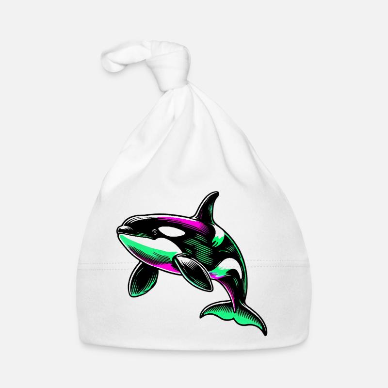 Killer whale Organic Baby Cap