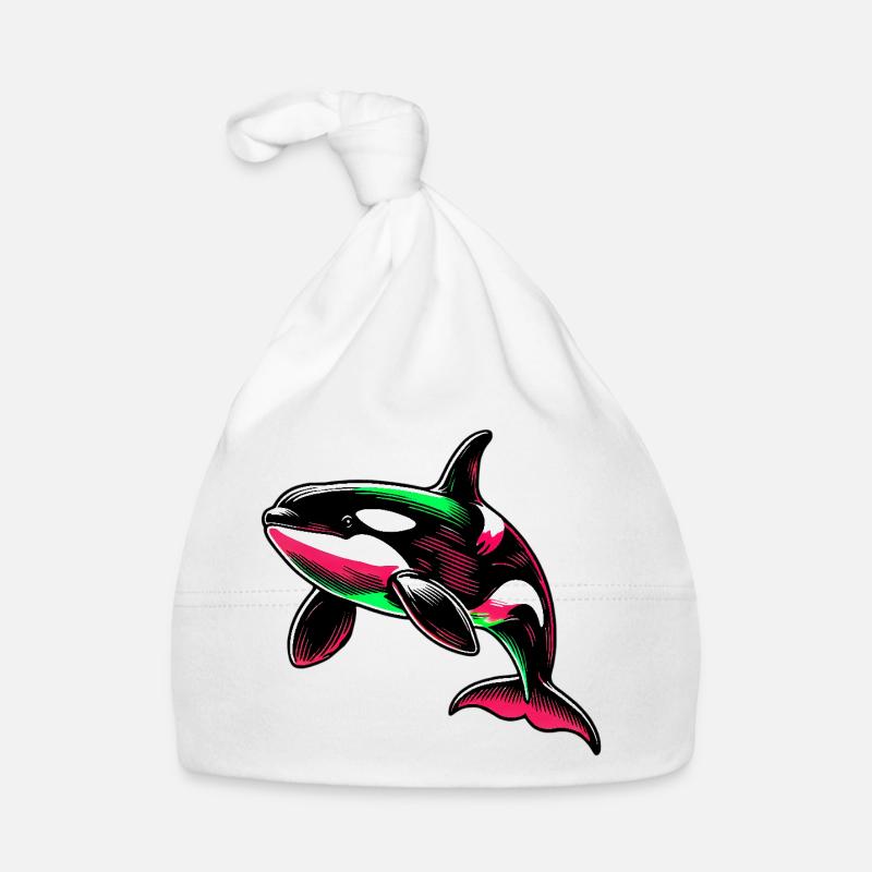 Killer whale Organic Baby Cap