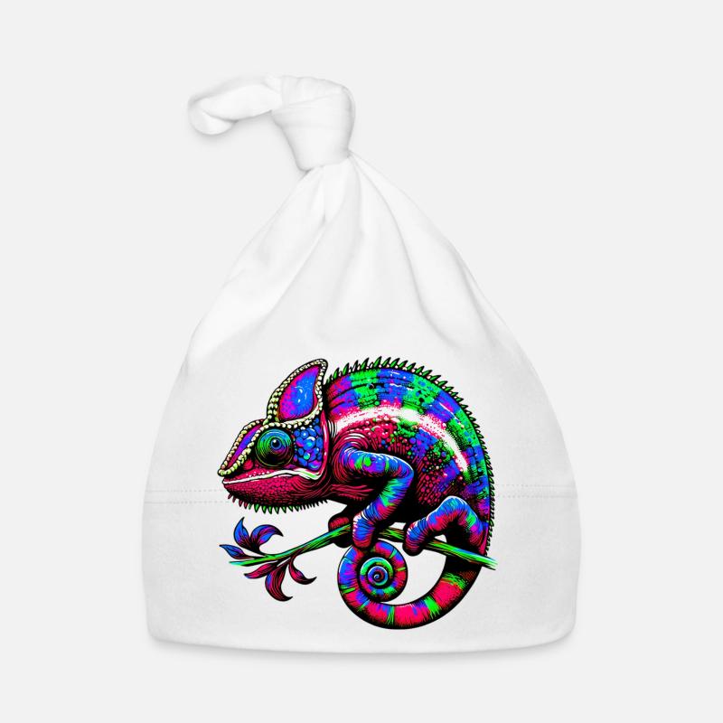 Caméléon Bonnet bio Bébé