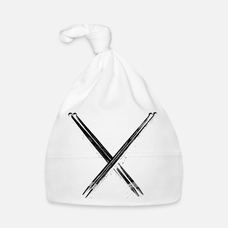 Drumsticks Graphic Organic Baby Cap