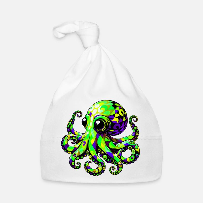 Krake Baby Bio-Mütze