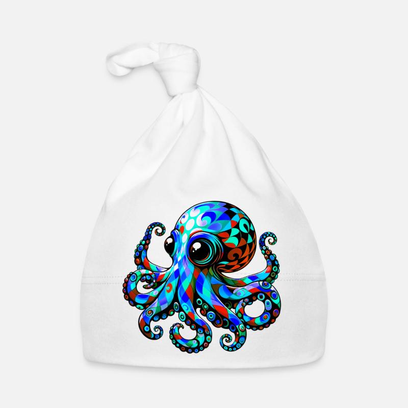 Krake Baby Bio-Mütze