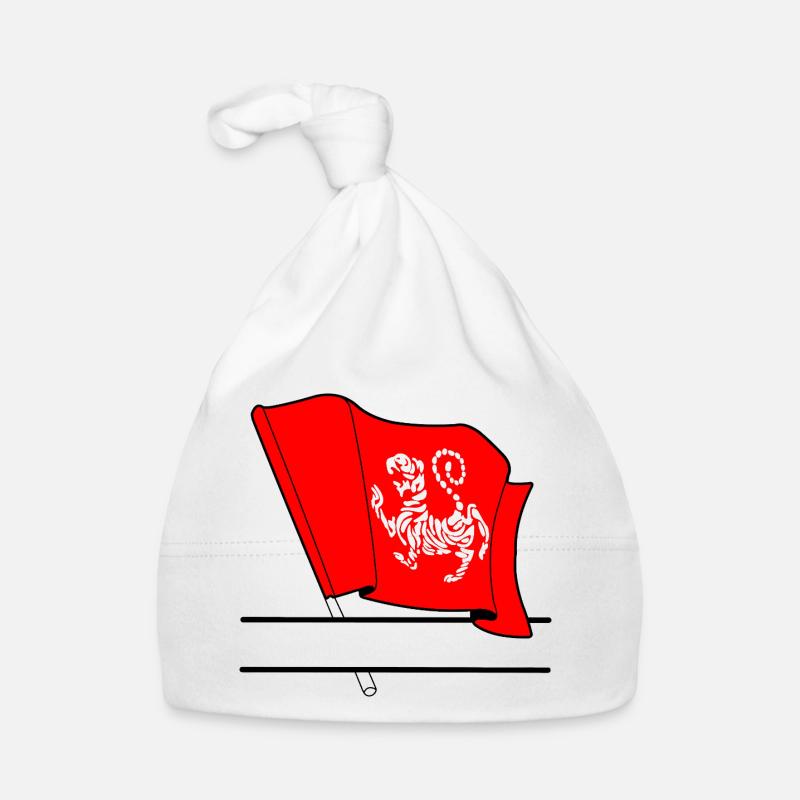 Drapeau de avec karaté Shotokan avec espace libre Bonnet bio Bébé