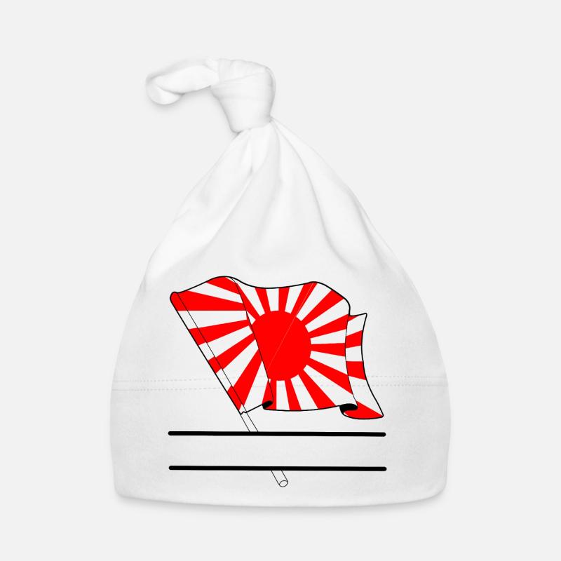 Soleil levant avec espace de noms Bonnet bio Bébé