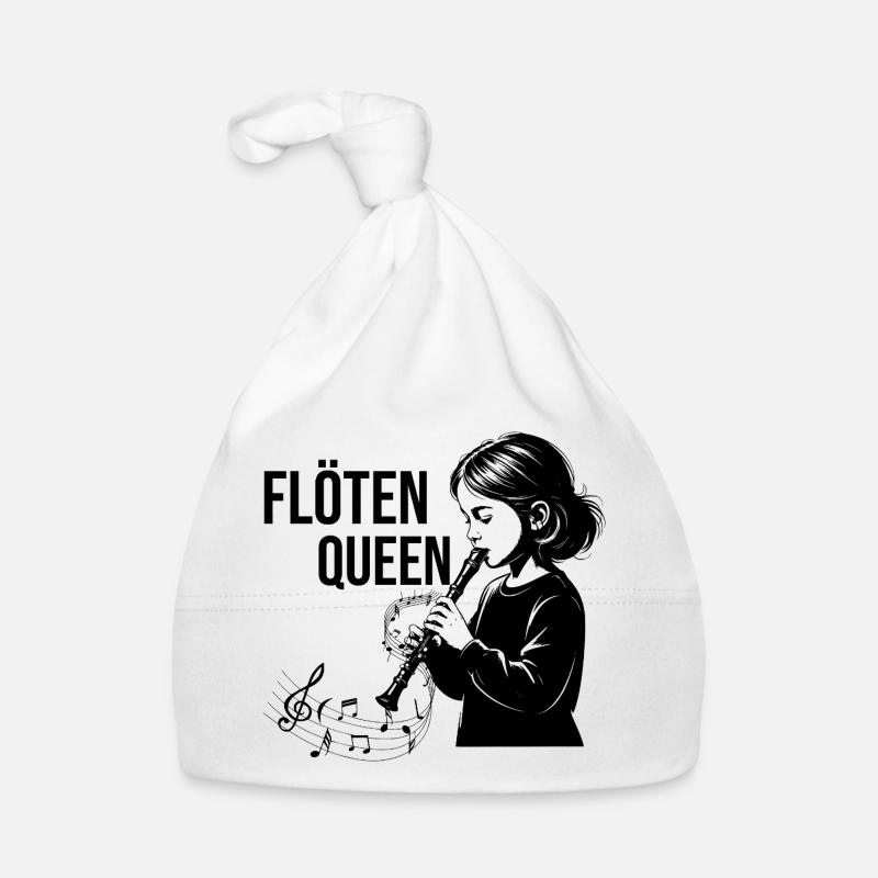 Blockflöte - Flöten Queen Baby Bio-Mütze