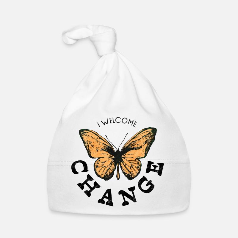 JE SUIS HEUREUX DE CHANGER Bonnet bio Bébé