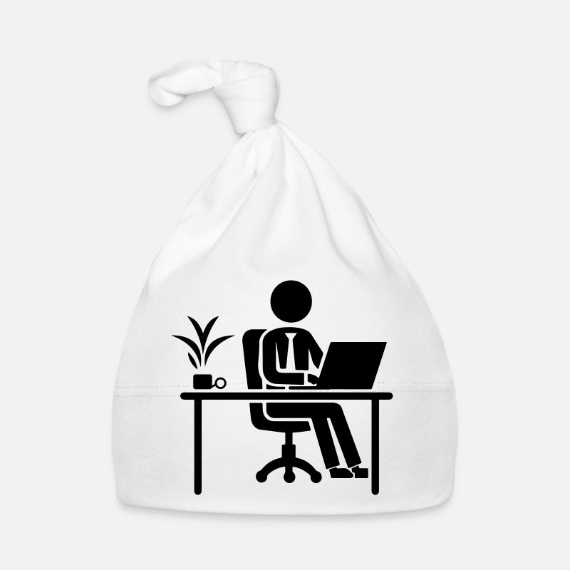 Travailleur Bureau d’emploi informatique Bonnet bio Bébé
